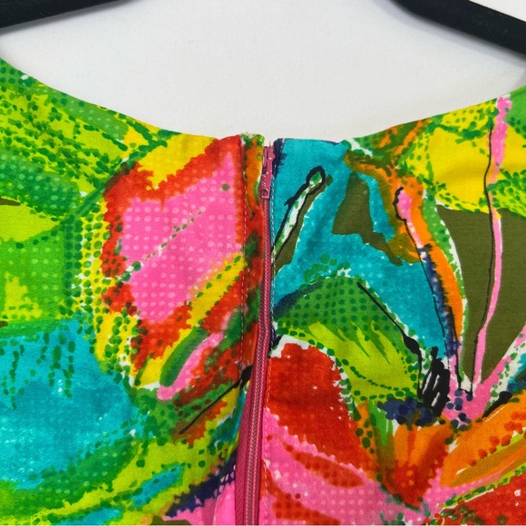 Vintage 1960s Snyder Craft Mod Dress Colorful Psychedelic Print Womens Small - Picture 5 of 9